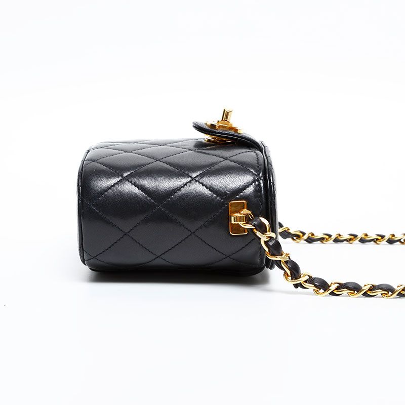 Chanel Shoulder Bag Lambskin Chain Vanity — view 4