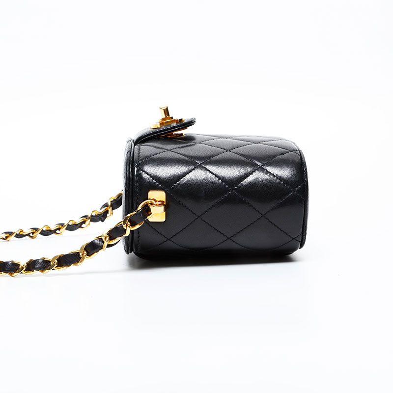 Chanel Shoulder Bag Lambskin Chain Vanity — view 3