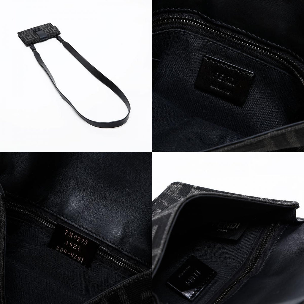 Fendi Shoulder Bag Zucca Baguette 3way — view 9
