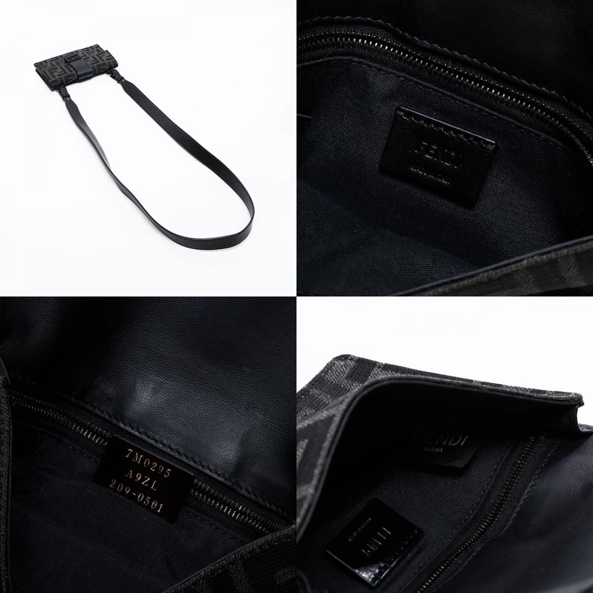 Fendi Shoulder Bag Zucca Baguette 3way — view 9