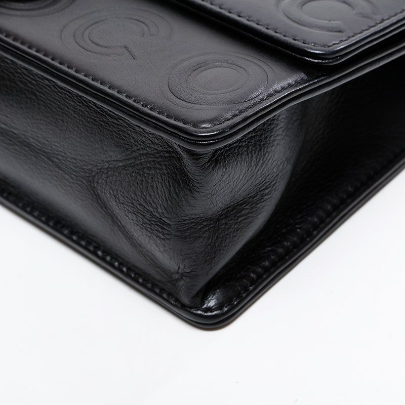 Chanel Shoulder Bag Gunmetal Chain Coco — view 6