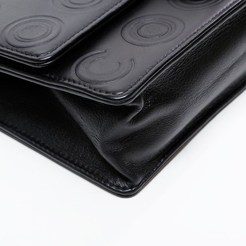 Chanel Shoulder Bag Gunmetal Chain Coco — view 5