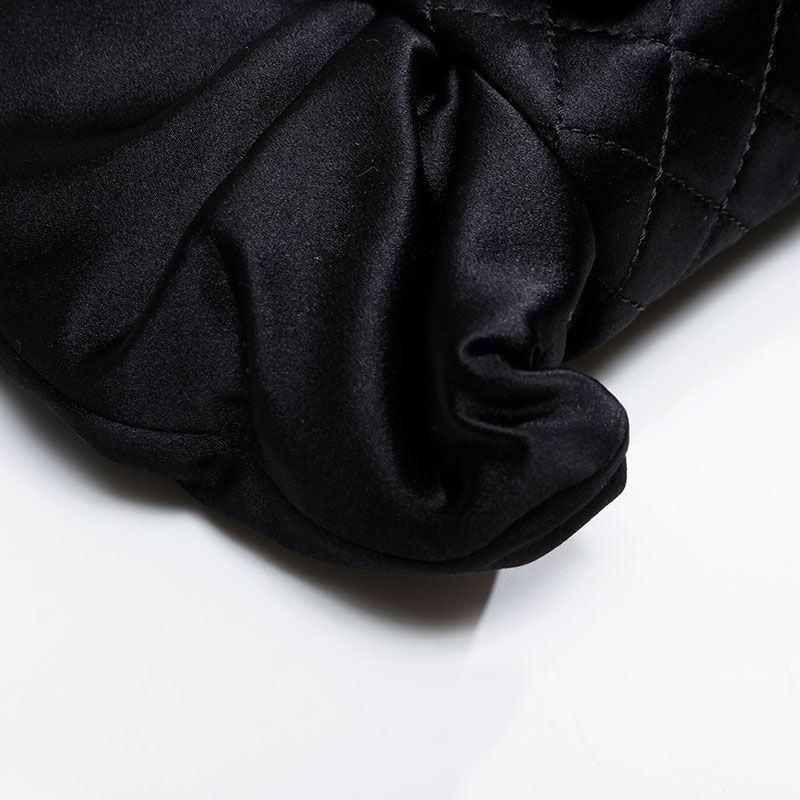 Chanel Shoulder Bag Satin Ribbon — view 7