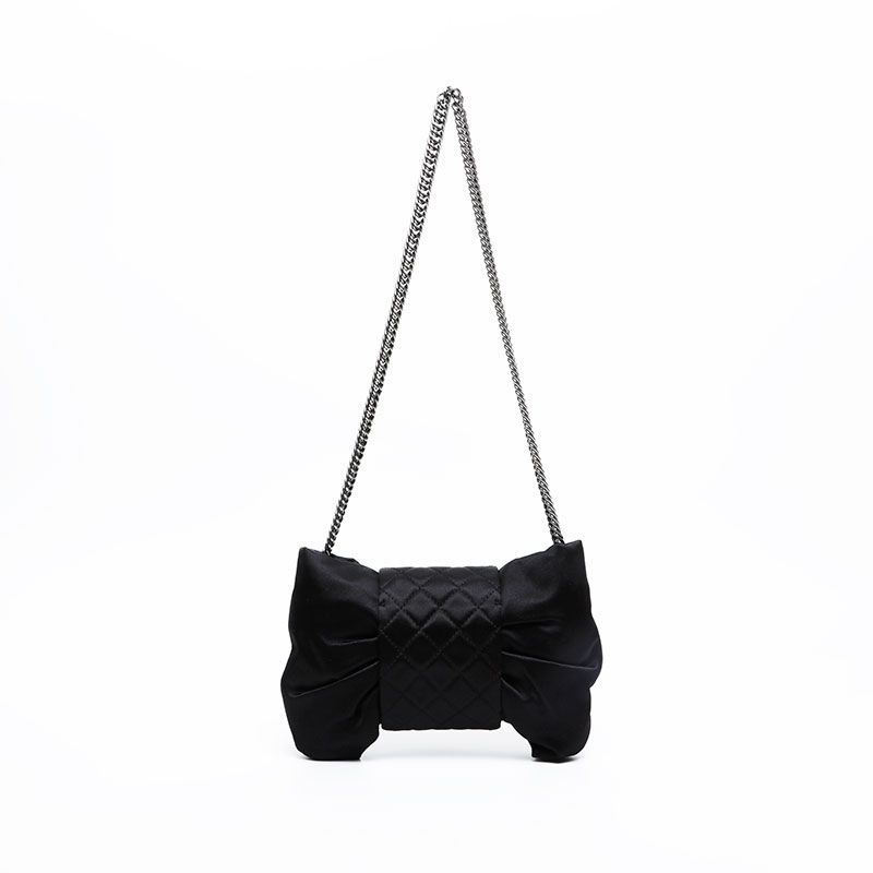 Chanel Shoulder Bag Satin Ribbon — view 4