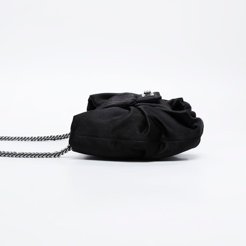 Chanel Shoulder Bag Satin Ribbon — view 5
