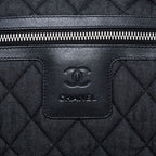 Chanel Boston Bag Denim Canvas Coco Cocoon — view 8