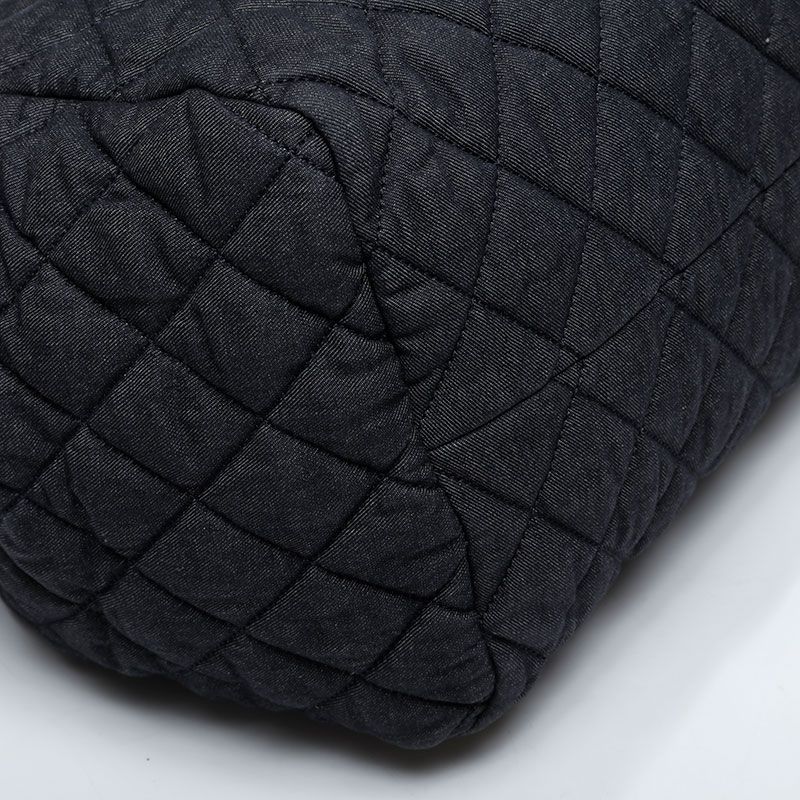 Chanel Boston Bag Denim Canvas Coco Cocoon — view 5
