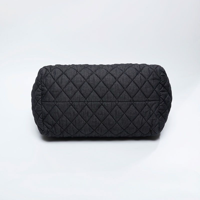 Chanel Boston Bag Denim Canvas Coco Cocoon — view 7