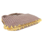 Bottega Veneta Intrecciato Hobo One Shoulder Bag Leather Purple Silver Hardware — view 6