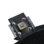 Fendi Zucchino Mamma Baguette Shoulder Bag Canvas Leather Black 8 Br003 — view 9