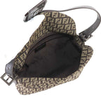 Fendi Zucchino Mamma Bucket Shoulder Bag Canvas Brown Beige 8 Br003 — view 7