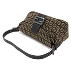 Fendi Zucchino Mamma Bucket Shoulder Bag Canvas Brown Beige 8 Br003 — view 6
