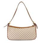 Celine Macadam Hand Bag Canvas Leather Beige Brown Gold Hardware Vintage — view 3