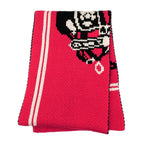 Hermes Muffler Brid Dougala Red 100% Cashmere Accessories Scarf — view 2