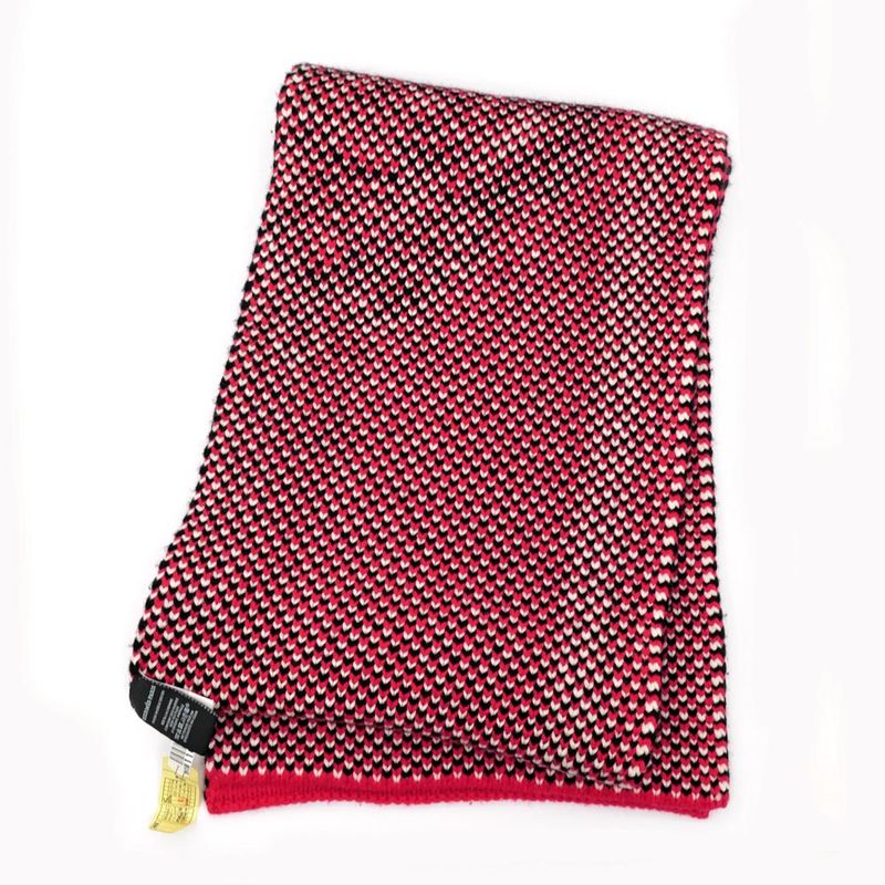 Hermes Muffler Brid Dougala Red 100% Cashmere Accessories Scarf — view 9