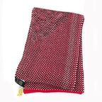 Hermes Muffler Brid Dougala Red 100% Cashmere Accessories Scarf — view 9