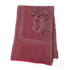 Hermes Muffler Brid Dougala Red 100% Cashmere Accessories Scarf — view 8