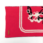 Hermes Muffler Brid Dougala Red 100% Cashmere Accessories Scarf — view 3