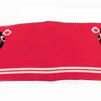 Hermes Muffler Brid Dougala Red 100% Cashmere Accessories Scarf — view 4