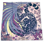 Hermes Carre 90 Scarf Silk Jaguar Quetzal Multicolor — view 2