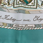 Hermes Scarf Carre 90 100% Silk PER Astra Adastra Through Difficulties — view 8