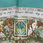 Hermes Scarf Carre 90 100% Silk PER Astra Adastra Through Difficulties — view 9