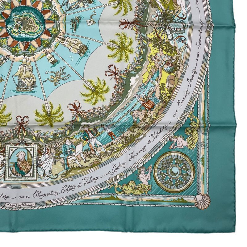 Hermes Scarf Carre 90 100% Silk PER Astra Adastra Through Difficulties — view 6