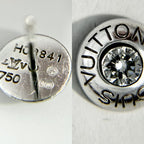 Louis Vuitton Earrings Puss Dreille Clou Jewelry Accessories Round 18K — view 8