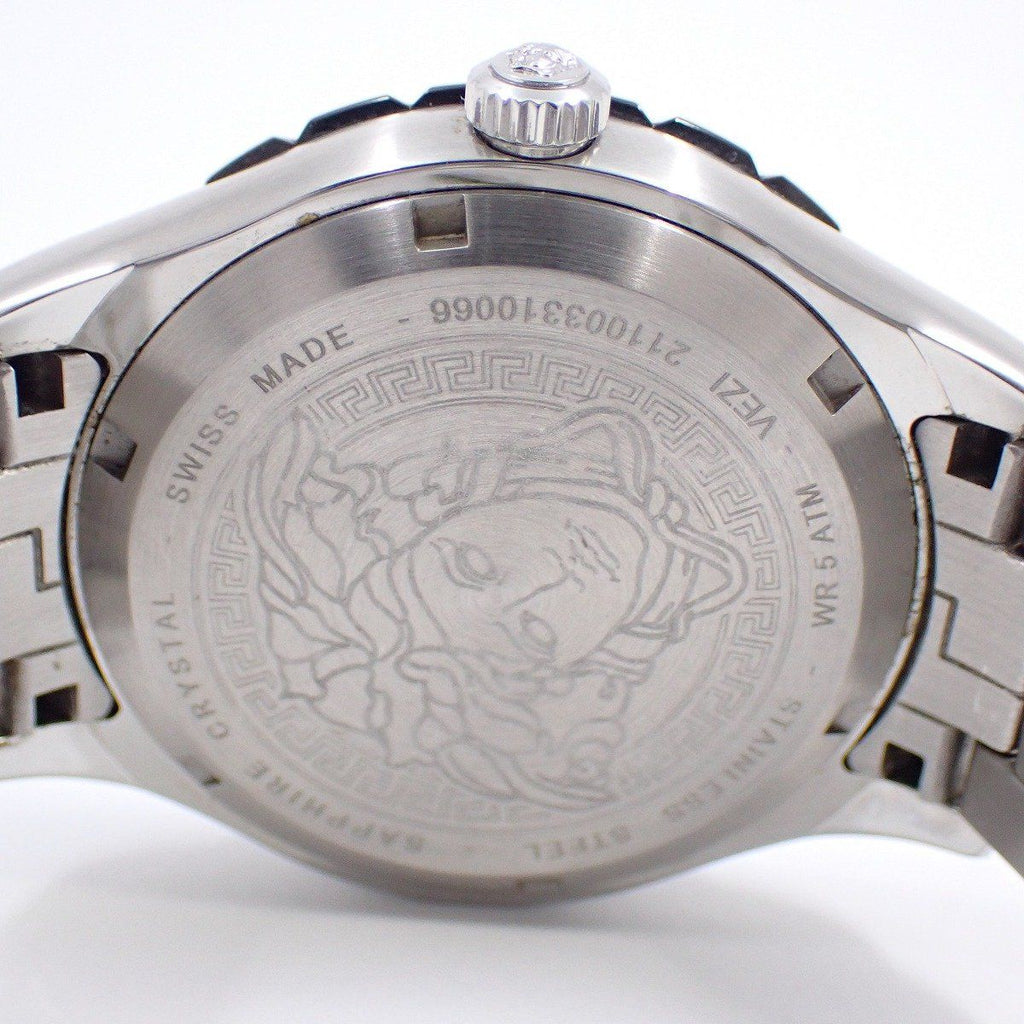 Versace Helenium Automatic Watch Blue Dial SS Strap Vezi — view 9
