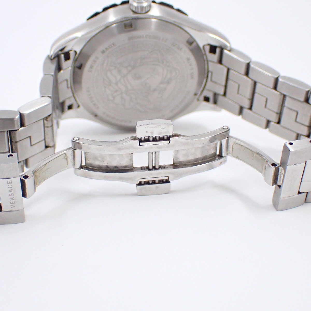 Versace Helenium Automatic Watch Blue Dial SS Strap Vezi — view 6