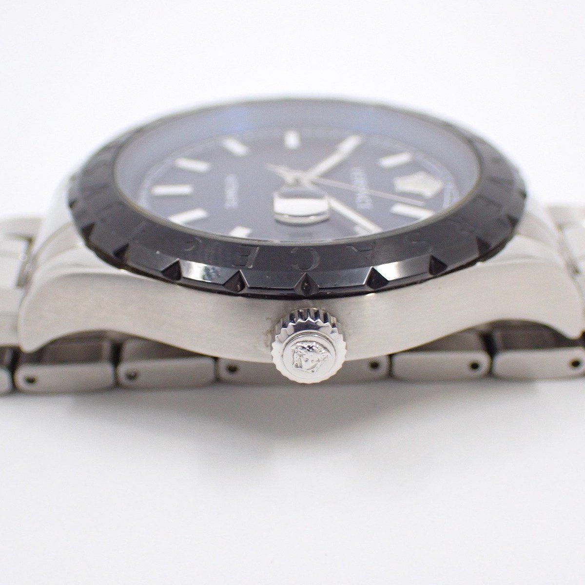 Versace Helenium Automatic Watch Blue Dial SS Strap Vezi — view 7