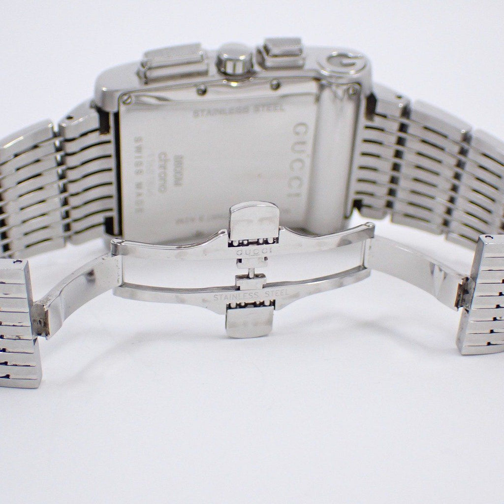 Gucci Chrono Metro Chronograph Quartz Watch White Dial SS — view 6