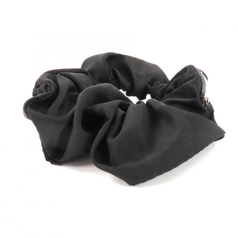 Prada 1 If015 re-nylon Scrunchie Hair Tie Accessory Black — view 2