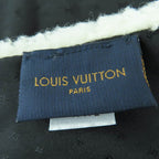 Louis Vuitton Echarpe Ring Logo Shearling Mouton Muffler Ivory Scarf — view 5