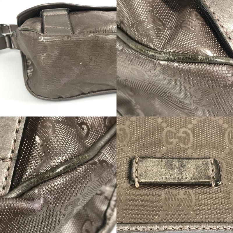 Gucci Shoulder Bag GG Imprime Logo Metallic — view 8