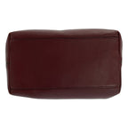 Bottega Veneta Leather Chain Handle Flap Tote Bag Burgundy — view 6