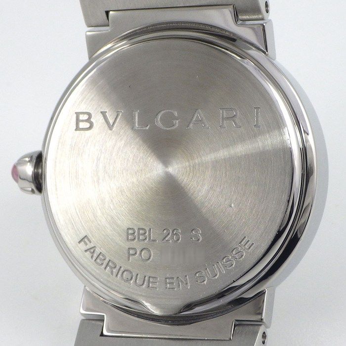Bvlgari Watch Date White Shell Dial SS Quartz Analog — view 4