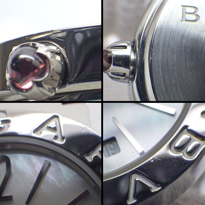 Bvlgari Watch Date White Shell Dial SS Quartz Analog — view 7