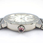 Bvlgari Watch Date White Shell Dial SS Quartz Analog — view 2