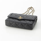 Chanel Quilted Lambskin Mini Flap Chain Shoulder Bag Random Number As5048 — view 6