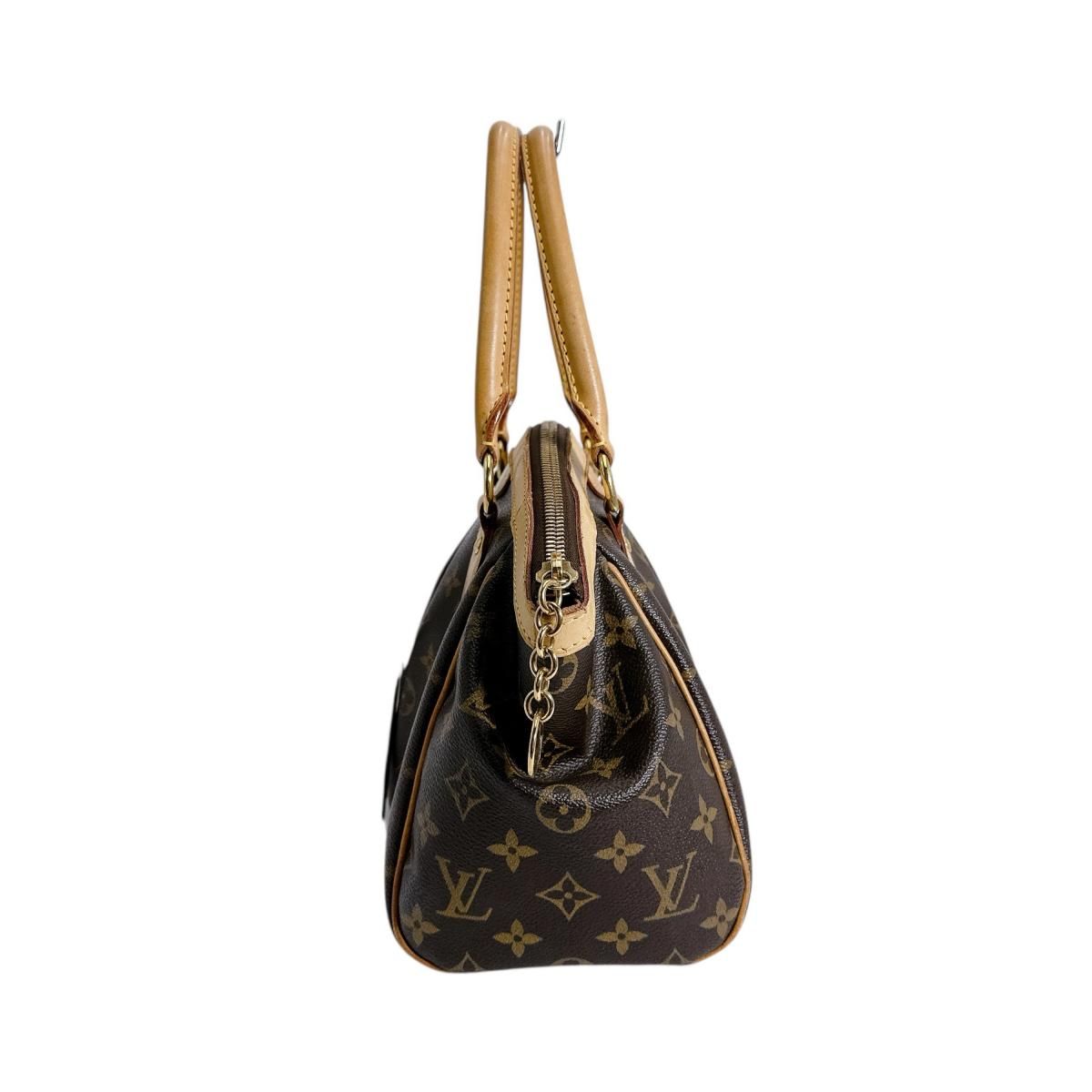 Louis Vuitton Monogram Handbag Tivoli PM Brown — view 3