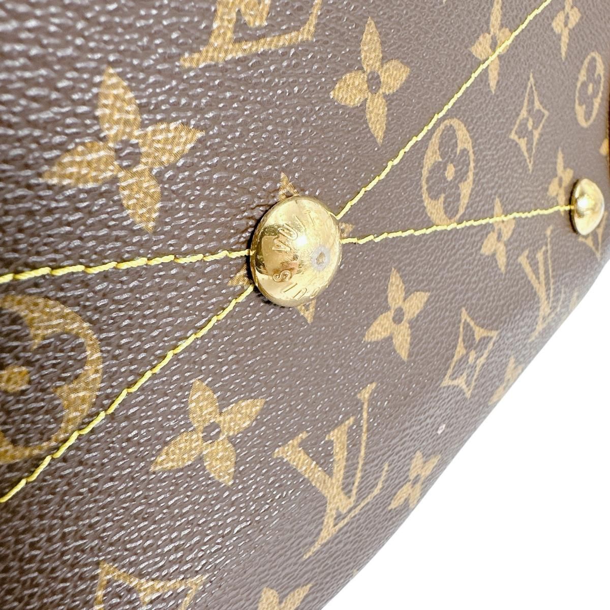 Louis Vuitton Monogram Handbag Tivoli PM Brown — view 5