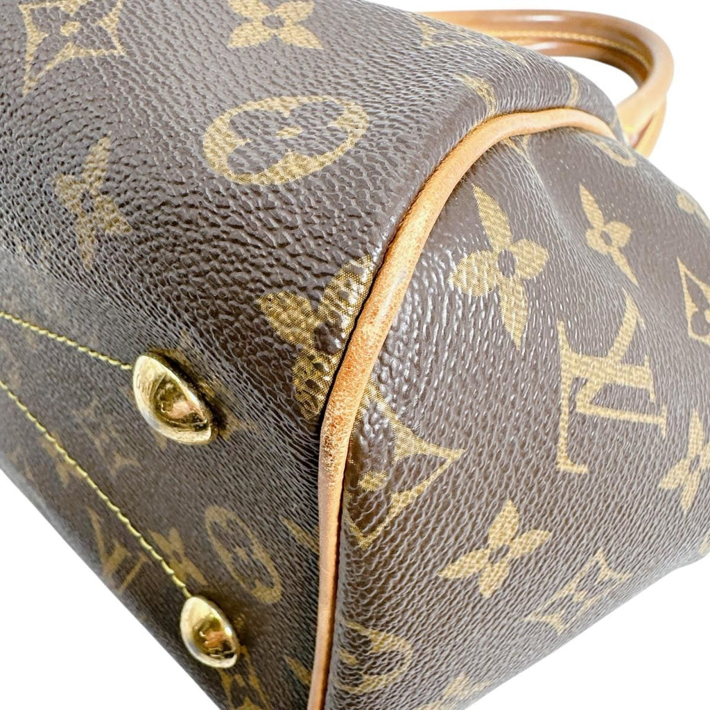 Louis Vuitton Monogram Handbag Tivoli PM Brown — view 6