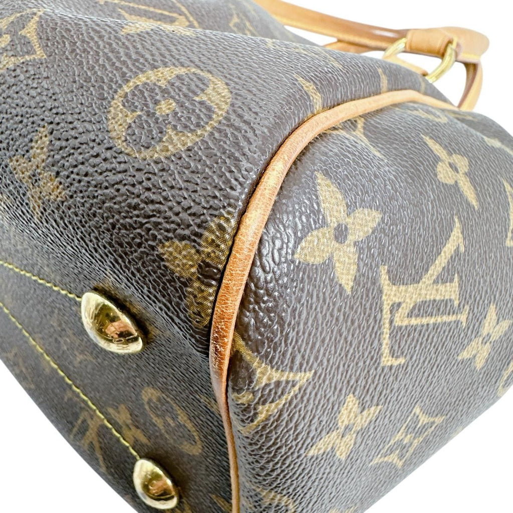 Louis Vuitton Monogram Handbag Tivoli PM Brown — view 8