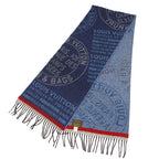 Louis Vuitton Muffler Shawl Wool Cashmere Echarpe Trunk Stamps Scarf — view 3