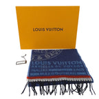 Louis Vuitton Muffler Shawl Wool Cashmere Echarpe Trunk Stamps Scarf — view 5