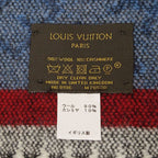 Louis Vuitton Muffler Shawl Wool Cashmere Echarpe Trunk Stamps Scarf — view 6