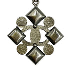 Chanel Necklace CC Logo Gripois Rhinestone Pendant Vintage — view 4