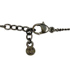 Chanel Necklace CC Logo Gripois Rhinestone Pendant Vintage — view 5