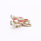 Chanel Brooch Red Gold — view 5